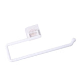 Maxbell Tissue Roll Hanger Rotating Rod Tissue Roll Hanger for Countertop White