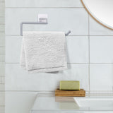 Maxbell Tissue Roll Hanger Rotating Rod Tissue Roll Hanger for Countertop Grey