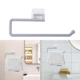 Maxbell Tissue Roll Hanger Rotating Rod Tissue Roll Hanger for Countertop Grey