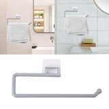 Maxbell Tissue Roll Hanger Rotating Rod Tissue Roll Hanger for Countertop Grey