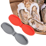 Maxbell Silicone Oyster Shucking Hand Clip Shellfish Opener Tool Hand Protector Gray