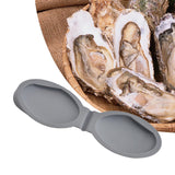 Maxbell Silicone Oyster Shucking Hand Clip Shellfish Opener Tool Hand Protector Gray