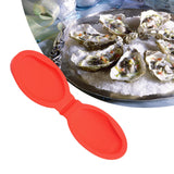 Maxbell Silicone Oyster Shucking Hand Clip Shellfish Opener Tool Hand Protector Red