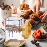 Maxbell Dry Fruit Chopper Seasoning & Spice Crusher Peanut Beans Crusher Food Mill Yellow