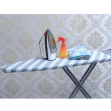 Maxbell Household Ironing Board covers stain Resistant with Fasteners Buckles Elastic Leaf Pattern 148x48