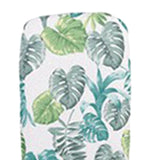 Maxbell Household Ironing Board covers stain Resistant with Fasteners Buckles Elastic Leaf Pattern 148x48