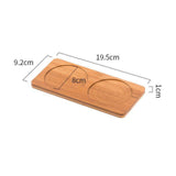 Maxbell Storage Tray Durable Decorative Flowerpot Trays for Kitchen Home Restaurant Round