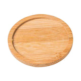 Maxbell Bamboo Serving Tray Breakfast Trays Food Tray for Living Room Buffet Round