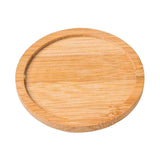 Maxbell Bamboo Serving Tray Breakfast Trays Food Tray for Living Room Buffet Round