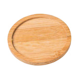 Maxbell Bamboo Serving Tray Breakfast Trays Food Tray for Living Room Buffet Round
