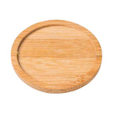 Maxbell Bamboo Serving Tray Breakfast Trays Food Tray for Living Room Buffet Round