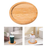Maxbell Bamboo Serving Tray Breakfast Trays Food Tray for Living Room Buffet Round