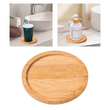 Maxbell Bamboo Serving Tray Breakfast Trays Food Tray for Living Room Buffet Round