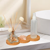 Maxbell Bamboo Serving Tray Breakfast Trays Food Tray for Living Room Buffet Peanut Shape
