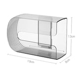 Maxbell Tissue Box Holder Tissue Dispenser Tissue Case for Office Desktop Restaurant Clear