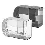 Maxbell Tissue Box Holder Tissue Dispenser Tissue Case for Office Desktop Restaurant Clear