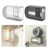 Maxbell Tissue Box Holder Tissue Dispenser Tissue Case for Office Desktop Restaurant Clear