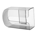 Maxbell Tissue Box Holder Tissue Dispenser Tissue Case for Office Desktop Restaurant Clear