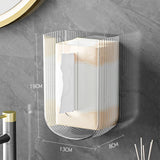 Maxbell Tissue Box Holder Tissue Dispenser Tissue Case for Office Desktop Restaurant Clear