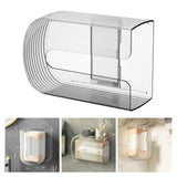Maxbell Tissue Box Holder Tissue Dispenser Tissue Case for Office Desktop Restaurant Clear