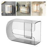 Maxbell Tissue Box Holder Tissue Dispenser Tissue Case for Office Desktop Restaurant Clear