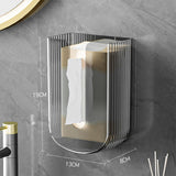 Maxbell Tissue Box Holder Tissue Dispenser Tissue Case for Office Desktop Restaurant Gray