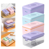 Maxbell Soap Rack Organizer Storage Tray for Kitchen Toilet Hotel Purple