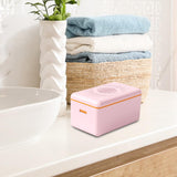 Maxbell Soap Rack Organizer Storage Tray for Kitchen Toilet Hotel Pink