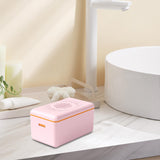 Maxbell Soap Rack Organizer Storage Tray for Kitchen Toilet Hotel Pink