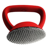 Maxbell Cleaning Brush Metal Mesh Scrubber Dish Scrubber Brush for Pot Tableware Red