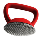 Maxbell Cleaning Brush Metal Mesh Scrubber Dish Scrubber Brush for Pot Tableware Red