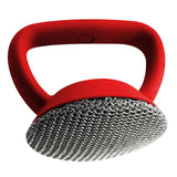 Maxbell Cleaning Brush Metal Mesh Scrubber Dish Scrubber Brush for Pot Tableware Red