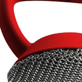 Maxbell Cleaning Brush Metal Mesh Scrubber Dish Scrubber Brush for Pot Tableware Red