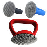 Maxbell Cleaning Brush Metal Mesh Scrubber Dish Scrubber Brush for Pot Tableware Red