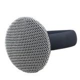 Maxbell Cleaning Brush Metal Mesh Scrubber Dish Scrubber Brush for Pot Tableware Black