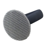 Maxbell Cleaning Brush Metal Mesh Scrubber Dish Scrubber Brush for Pot Tableware Black