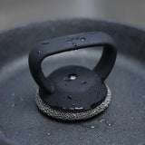 Maxbell Cleaning Brush Metal Mesh Scrubber Dish Scrubber Brush for Pot Tableware Black
