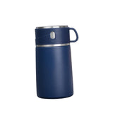 Maxbell Portable Soup Lunch Containers for Hot Food Vacuum Insulated Flask Blue
