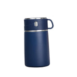 Maxbell Portable Soup Lunch Containers for Hot Food Vacuum Insulated Flask Blue