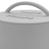 Maxbell Round Silicone Coffee Filter Holder Container Organizer Stylish Looking Grey