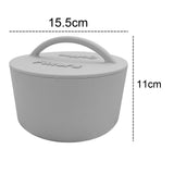 Maxbell Round Silicone Coffee Filter Holder Container Organizer Stylish Looking Grey