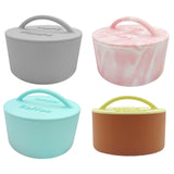 Maxbell Round Silicone Coffee Filter Holder Container Organizer Stylish Looking Grey