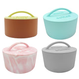 Maxbell Round Silicone Coffee Filter Holder Container Organizer Stylish Looking Grey