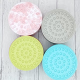 Maxbell Round Silicone Coffee Filter Holder Container Organizer Stylish Looking Grey