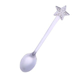 Maxbell 4 Pieces Stainless Steel Teaspoons Tableware for Cake Ice Cream Cappuccino