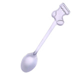 Maxbell 4 Pieces Stainless Steel Teaspoons Tableware for Cake Ice Cream Cappuccino