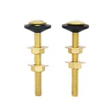 Maxbell 2x Toilet Tank Screws Sealing Gasket Hardware Durable Replacement Heavy Duty