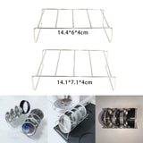 Maxbell Storage Shelf Rack Coffee Powder rings Metal Universal for Cabinet Cafe Bar  for 51/53mm