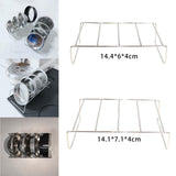 Maxbell Storage Shelf Rack Coffee Powder rings Metal Universal for Cabinet Cafe Bar  for 51/53mm