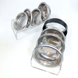 Maxbell Storage Shelf Rack Coffee Powder rings Metal Universal for Cabinet Cafe Bar  for 58mm